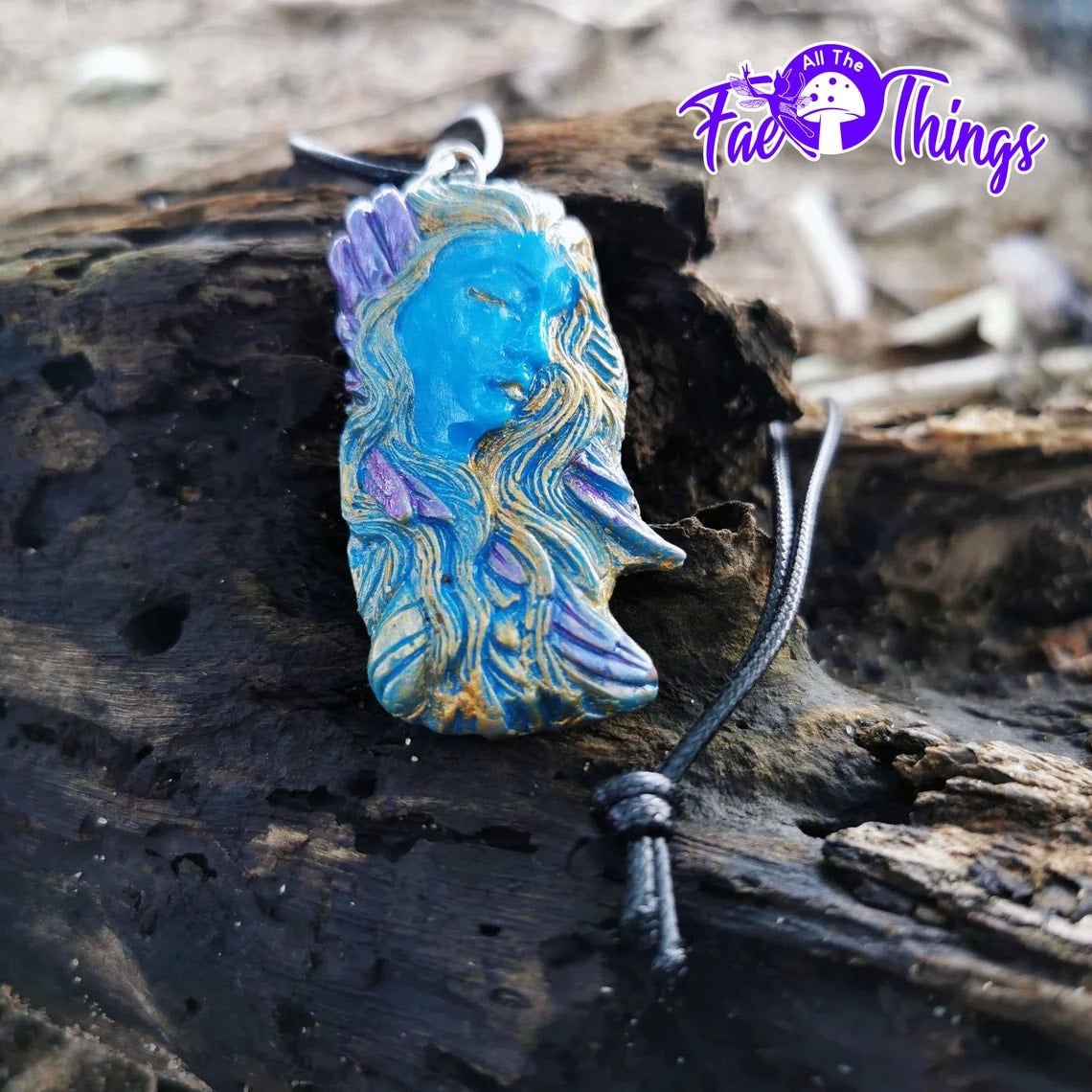 Rosy Goddess Clay sale Pendant